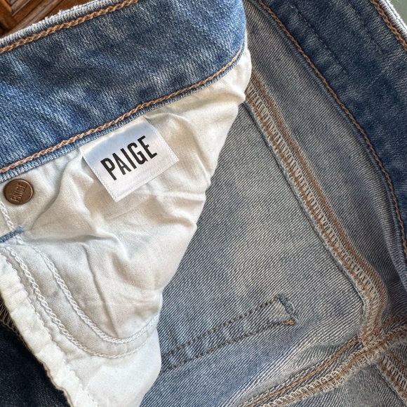PAIGE Hoxton Crop Jeans in Gemini W/Freehand Hem Size 28 - Picture 5 of 6